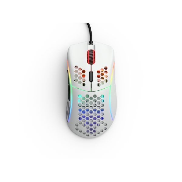 Glorious Model I USB RGB Lightweight Gaming Mouse - Matte White - Image 5