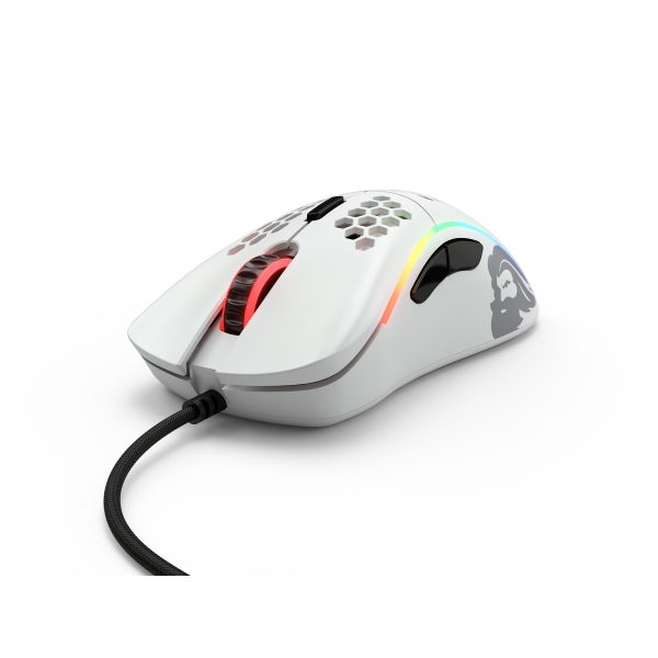 Glorious Model I USB RGB Lightweight Gaming Mouse - Matte White - Image 4