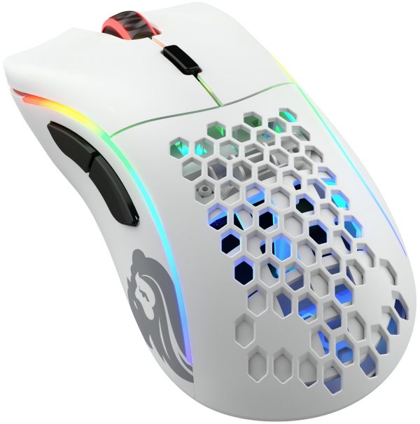 Glorious Model D Wireless RGB Optical Gaming Mouse - Matte White - Image 5