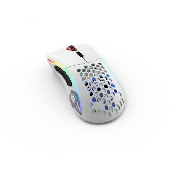 Glorious Model D Wireless RGB Optical Gaming Mouse - Matte White - Image 4