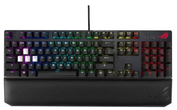 ASUS ROG Strix Scope Deluxe USB RGB Mechanical Gaming Keyboard NX Red 90MP01I6-B0EA00