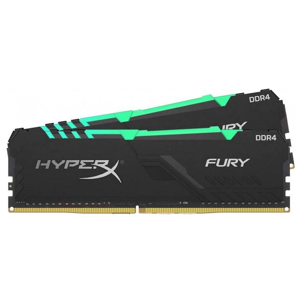 Kingston Fury Beast RGB 16GB (2x8GB) DDR4 PC4-28800C17 3600MHz Dual Channel Kit
