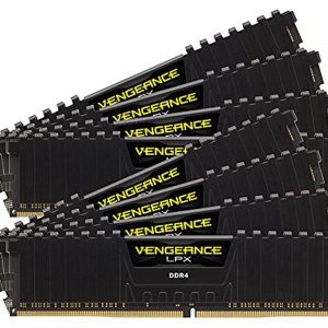 Corsair Vengeance LPX 256GB (8x32GB) DDR4 PC4-25600C16 3200MHz Quad Channel Kit (Black)