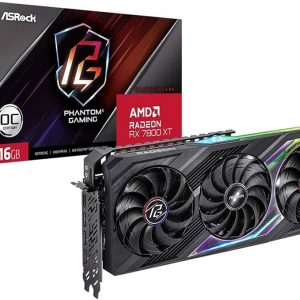 Asrock Radeon RX 7800 XT Phantom Gaming OC 16GB GDDR6 PCI-Express Graphics Card