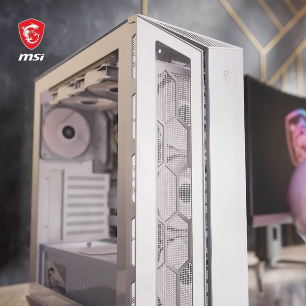 MSI MPG GUNGNIR 110R WHITE Mid Tower Gaming Case - Image 2