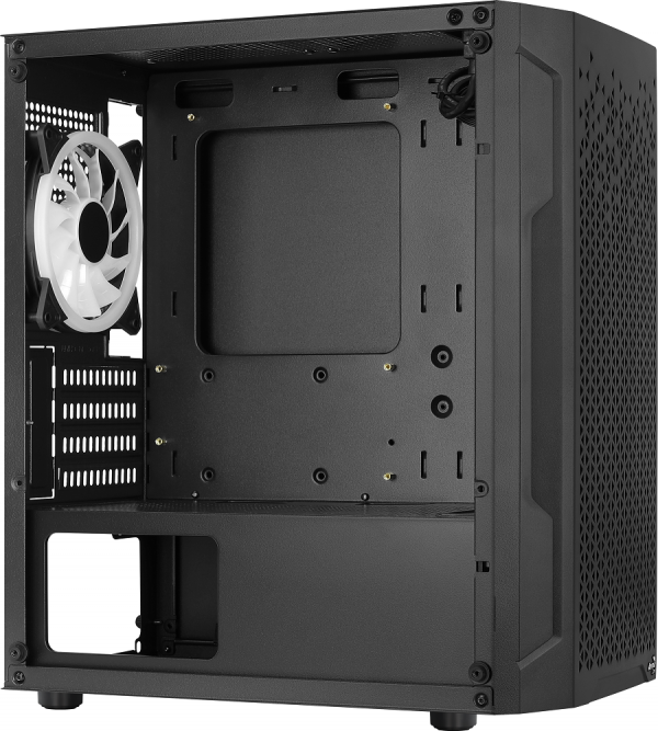 AeroCool Trinity V2 Mini Tower PC Case - Black - Image 8