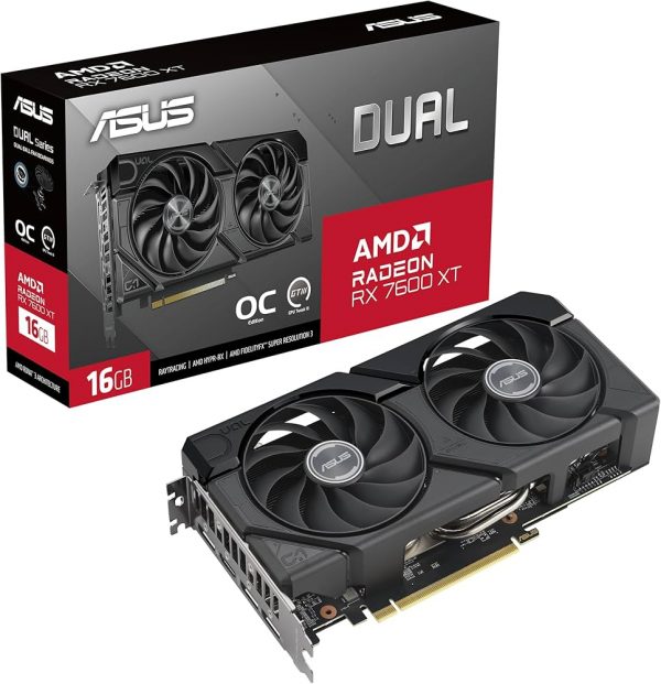 Asus Dual RX 7600 XT OC 16GB GDDR6 PCI-Express Graphics Card