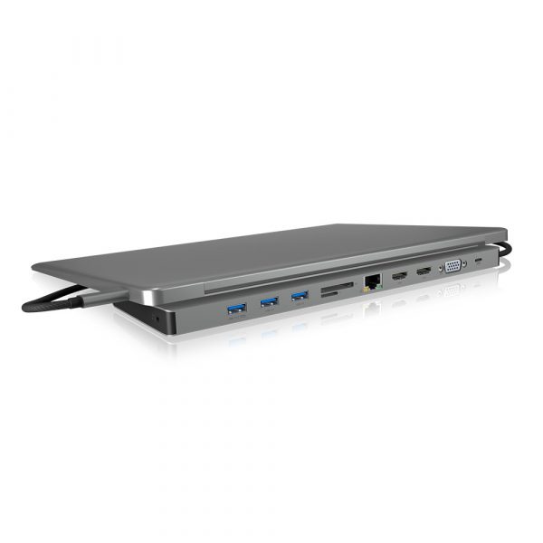 IcyBox IB-DK2106-C USB Type-C™ Docking Station with Triple Video Output - Image 4