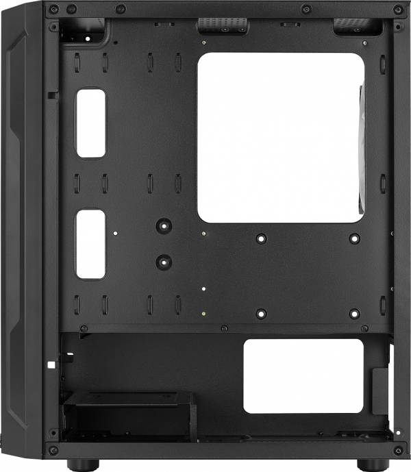 AeroCool Trinity V2 Mini Tower PC Case - Black - Image 3