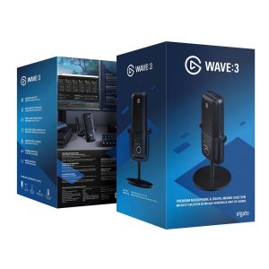 Elgato WAVE:3 Premium Digital Mixing USB Microphone