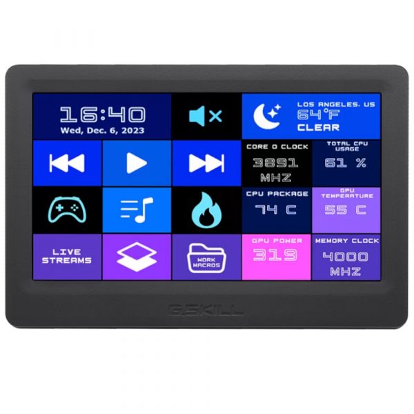 G.Skill WigiDash - PC Command Panel (GD-A7PCCSK-WGD) - Image 2