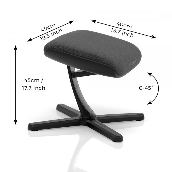 noblechairs Footrest 2 TX Edition Anthracite Grey - Image 3