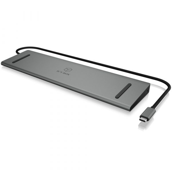 IcyBox IB-DK2106-C USB Type-C™ Docking Station with Triple Video Output - Image 2