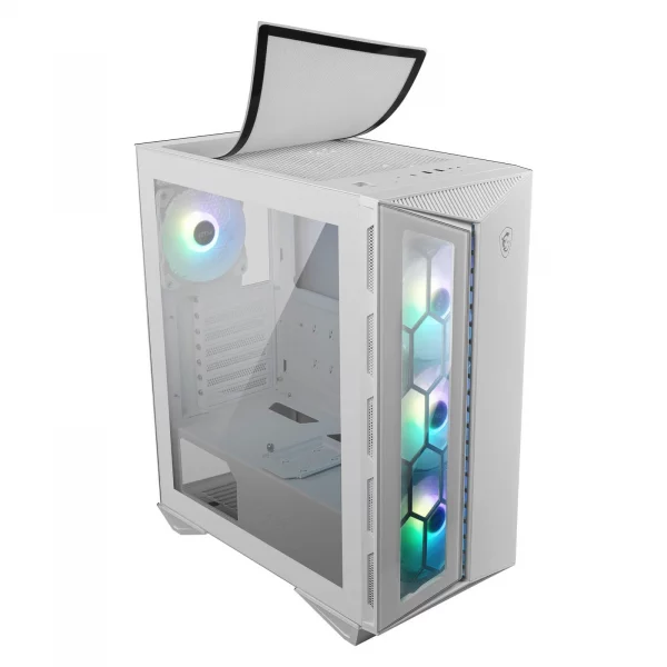 MSI MPG GUNGNIR 110R WHITE Mid Tower Gaming Case - Image 4