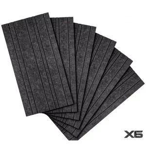 Streamplify ACOUSTIC PANELS 6 Pack of Acoustic Panelling - Grey