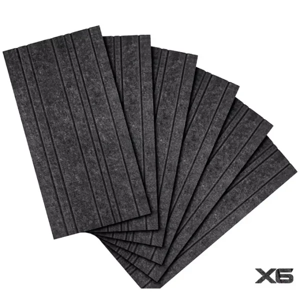 Streamplify ACOUSTIC PANELS 6 Pack of Acoustic Panelling - Grey