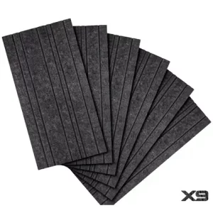 Streamplify ACOUSTIC PANELS 9 Pack of Acoustic Panelling - Grey