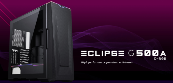 Phanteks Eclipse G500A Fanless Mid-tower PC case - Black