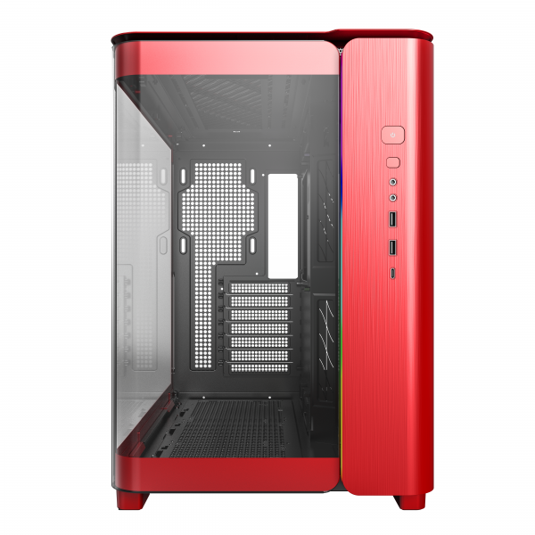 Montech KING 95 Midi-Tower, Tempered Glass, ARGB - Red - Image 6