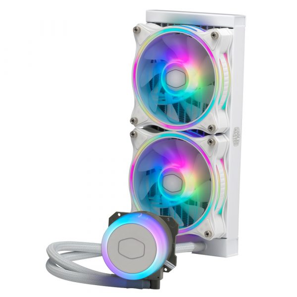Cooler Master Master Liquid ML240 Illusion ARGB White AIO CPU Cooler - 240mm - Image 4