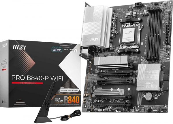 MSI PRO B840-P WIFI (AMD AM5) B840 ATX Motherboard