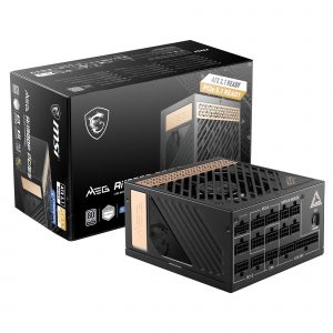 MSI MEG Ai1300P PCIE5 UK PSU 1300W 80 Plus Platinum Power Supply
