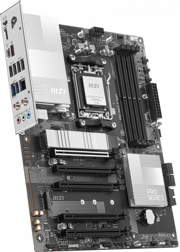 MSI PRO B840-P WIFI (AMD AM5) B840 ATX Motherboard - Image 3