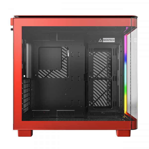 Montech KING 95 Midi-Tower, Tempered Glass, ARGB - Red - Image 2