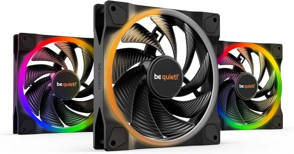 be quiet! Light Wings ARGB 140mm PWM High Speed Fan - Triple Pack - Image 2