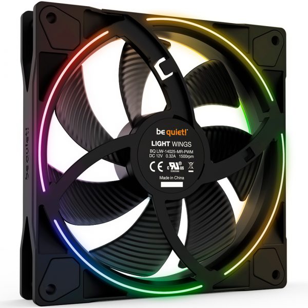 be quiet! Light Wings ARGB 140mm PWM High Speed Fan - Triple Pack - Image 3
